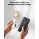 thumbnail image 5 of Power Bank VEEKTOMX de 10000 mAh con cables integrados y enchufe de pared, 5 of 8