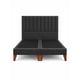 thumbnail image 1 of Cama Turin King Size + Respaldo Turin King Size Gris Oscuro, 1 of 3