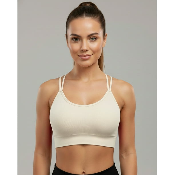 Peto Corto Deportivo Mujer Tiras Cruzadas Fitness