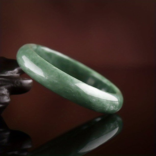 1pc Light Green Dark Green Jade Bracelet Gift Wedding Banquet Elegant Wear For Men And Women's Bracelets
