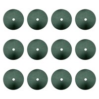 Ioensy - 12 Anillos De Mantillo Para Árboles, Para Jardinería, Gruesos, Reutilizables, Degradables, No Tejidos, Con Agujero De 62 Cm Y 7 Cm.