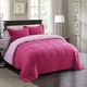 thumbnail image 1 of Juego de edredón HIG Pink Queen Size reversible para todas las estaciones, 1 of 7