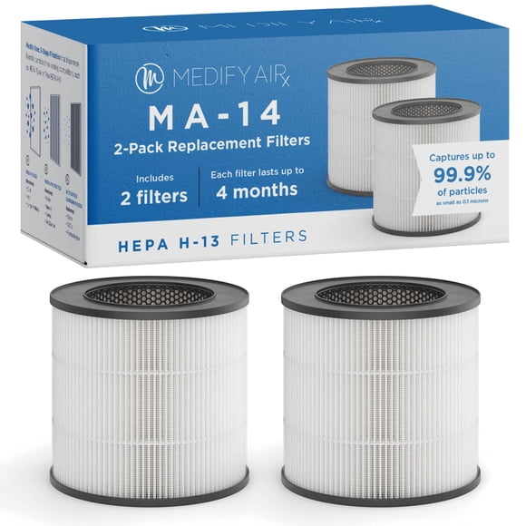 Filtro de repuesto Medify Air MA-14 para alérgenos, paquete de 2