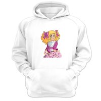 Genérico - Polerón Canguro Candy Blanco Talla L Unisex