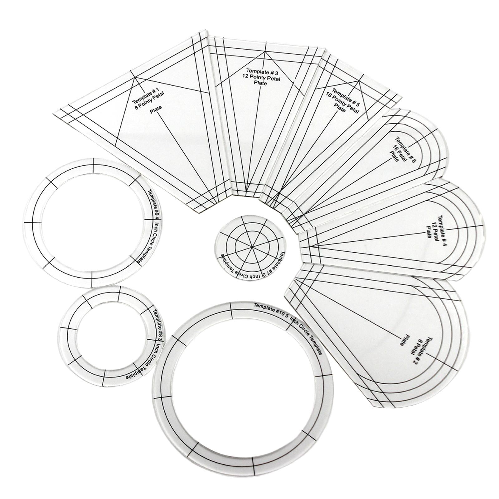 Traceease 1 Uds. Edredón En Forma De Vieira/Plantilla De Apliques