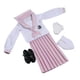 thumbnail image 4 of Figura A Escala 1/6, Conjunto De Uniforme Escolar Para Mu?ecas, Cuerpo De Figuras De Acción De 12 Pulgadas, Color Rosa, 4 of 5