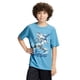 thumbnail image 1 of Remera Messi para niños, corte slim fit, manga corta, estampado gráfico, azul aire, 1 of 4