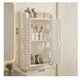 thumbnail image 2 of Organizador Estante Repisa Baño Mueble Con Puerta Colgante Blanco, 2 of 2
