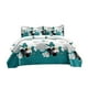 thumbnail image 2 of Cubrecama Quilt Verano 2 Plazas - Blanco Verde Mariposa FLH2035, 2 of 3