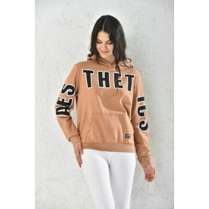Home Fashion - Poleron Mujer Con Capucha Cafe Talla S