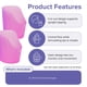 thumbnail image 3 of Vaso de Bebida TalkTools 43 ml Rosa 2 unidades, 3 of 5