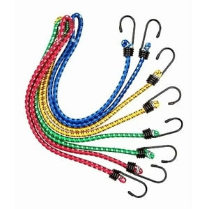 Genérico - Cuerda Elastica Pulpo Para Equipaje Amarre 1,5 Mts- 10Mm