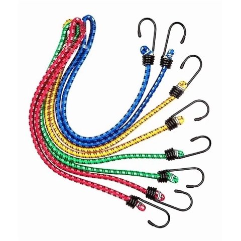 Genérico - Cuerda Elastica Pulpo Para Equipaje Amarre 1,5 Mts- 10Mm