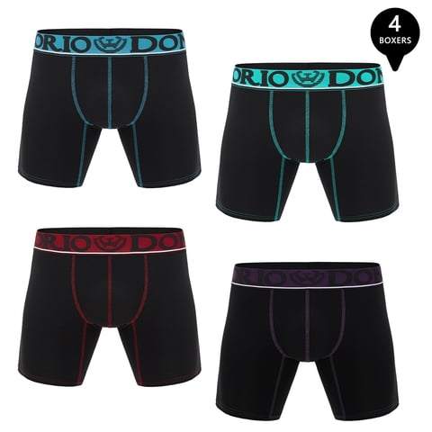 Giovacchino - Pack De 4 Boxer Medio Algodón Hombre