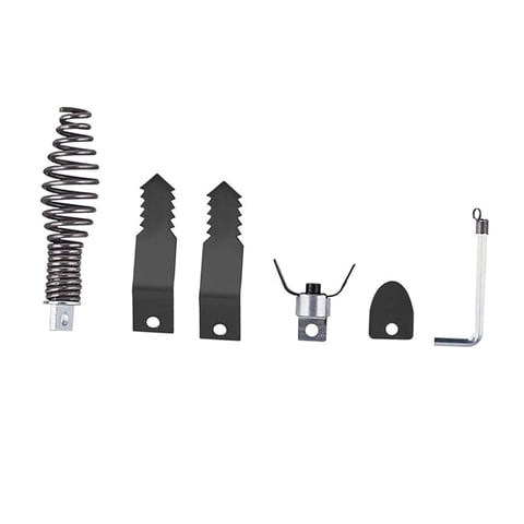 Magideal - Cabezales De Corte Combinados Para Limpiador De Drenaje, Herramienta De Plomería, Cabezales De Corte De Dragado De Tuberías Para Removedor De Obstrucc