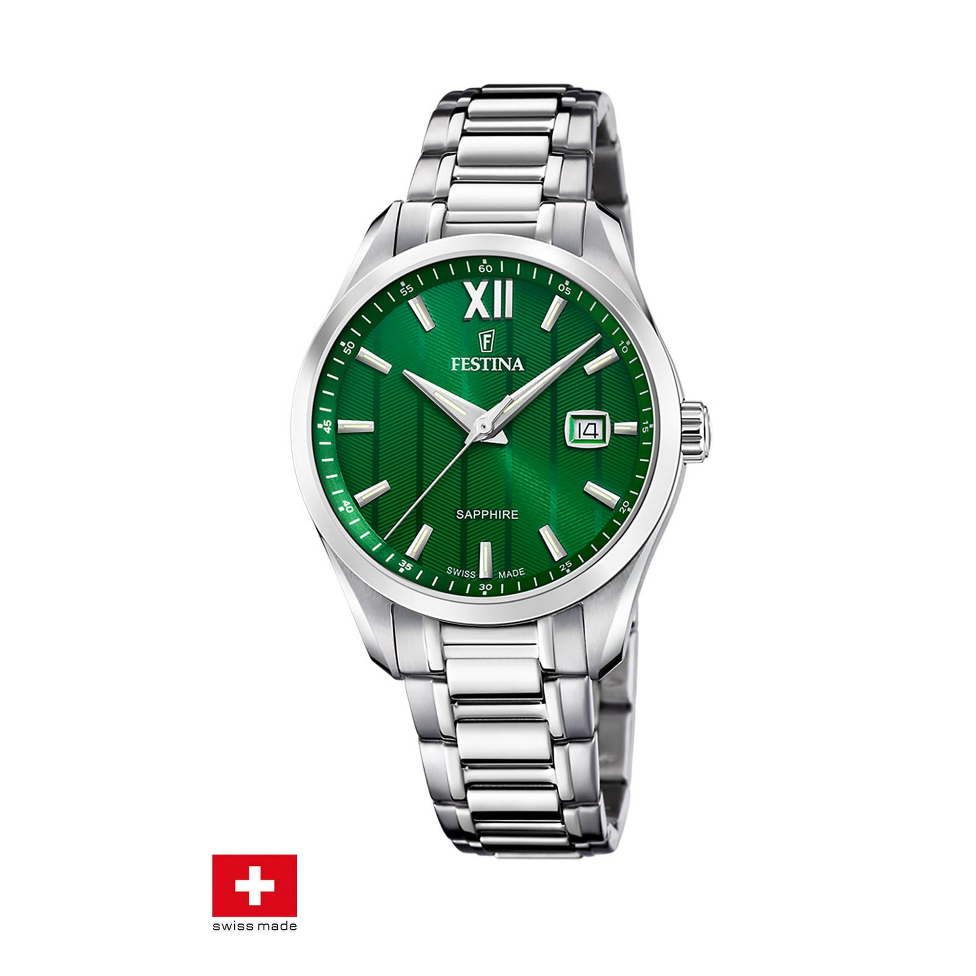Reloj F20026/3 Festina Swiss Verde Hombre Crono Deportivo