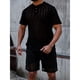 thumbnail image 1 of Conjunto Hombre Short y Polera Texturado Tendencia Botones 6263, 1 of 3