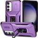 thumbnail image 1 of Funda Armada para Samsung Galaxy S23 Plus con Tapa Deslizante y Soporte Magnético Giratorio Morado, 1 of 5
