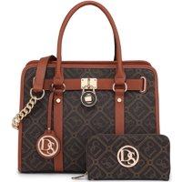 Bolso De Mano Dasein De Piel Vegana Bicolor Para Mujer