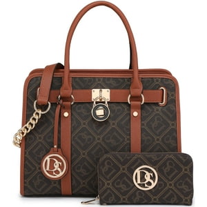 Bolso De Mano Dasein De Piel Vegana Bicolor Para Mujer