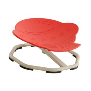 Magideal - Silla Giratoria Para Niños, Silla Oscilante, Equipo Físico De Equilibrio, Silla Giratoria Sensorial, Taburete Giratorio Para Niños Y Niñas, Mareos Por Rojo