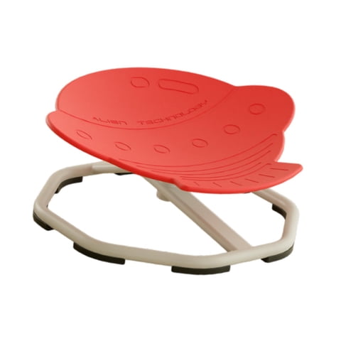 Magideal - Silla Giratoria Para Niños, Silla Oscilante, Equipo Físico De Equilibrio, Silla Giratoria Sensorial, Taburete Giratorio Para Niños Y Niñas, Mareos Por Rojo