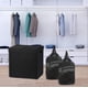 thumbnail image 3 of Cesta para ropa sucia Simple Houseware, doble, con tapa, negra, 3 of 7