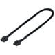 thumbnail image 1 of Cable PCIE YSIUENG de 65 cm macho a macho de 8 pines a 6+2 pines negro, 1 of 7