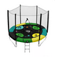 thumbnail image 1 of Cama elástica GlowUp 2,44 m 8ft edición exclusiva multicolor, 1 of 3