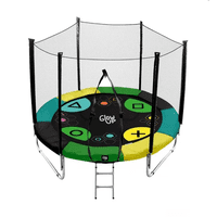 Genérico - Cama Elástica Glowup 2,44 M 8Ft Edición Exclusiva Multicolor