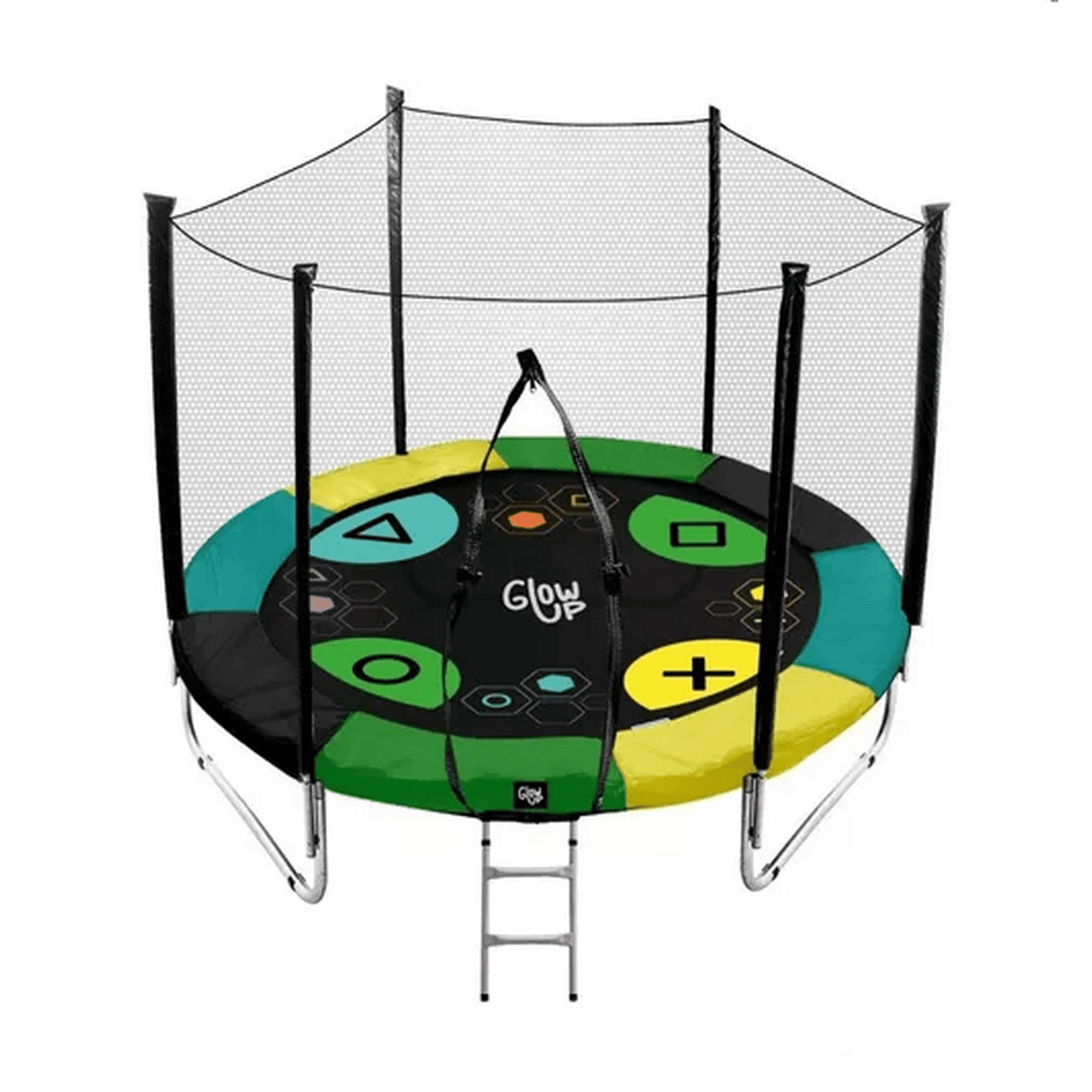 Genérico - Cama Elástica Glowup 2,44 M 8ft Edición Exclusiva Multicolor