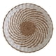 thumbnail image 1 of Decoración de cesta tejida, exhibición simple rústica redonda colgante al aire libre para el hogar de la habitación de invitados del pasillo , Blanco 30cm, 1 of 5