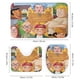 thumbnail image 3 of Recreo-theme 4-Piece Shower Curtain Set with Rugs, Waterproof Bathroom Decor Set Includes Bath Mat, U-Shaped Rug, Toilet Lid Cover and Curtain with Hooks, 3 of 6