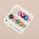 thumbnail image 1 of 10pcs Sweet and Cool Candy Press On Nails - Handmade Jelly Heart Flower Design - Glossy Short Oval False Nails for Women and Girls, 1 of 3