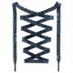 thumbnail image 1 of Cordones DANHUA 120 cm Zebra negro - Pack de 2, 1 of 9