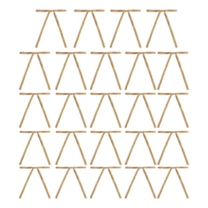 Magideal - 24 Piezas De Lazos De Cinta Navideña, Conjunto De Adornos Navideños De Terciopelo, Fiesta Diy, Lazos De Cinta Navideños Clásicos, Decoración De Árbol Marrón Claro