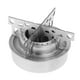thumbnail image 3 of Acampar de acero inoxidable senderismo cocinar alcohol alcohol estufa con soporte de rack, 3 of 3