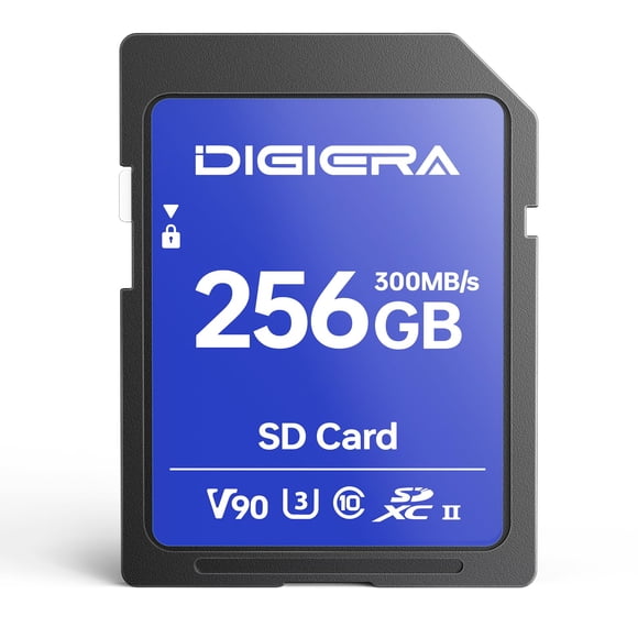 Tarjeta SD DIGIERA LSU200 256 GB UHS-II 300 MB/s V90