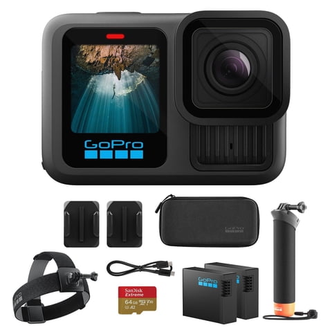 Cámara De Acción Gopro Hero13 Negra 27Mp 5.3K60 Impermeable