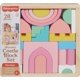 thumbnail image 1 of Juego de bloques Toy Castle Wood de Fisher-Price, 28 piezas para niños de 2 años o más, 1 of 6