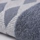 thumbnail image 3 of Juego De 3 Toallas De Baño 100% Algodón De Cuerpo Y Manos Gris, 3 of 3