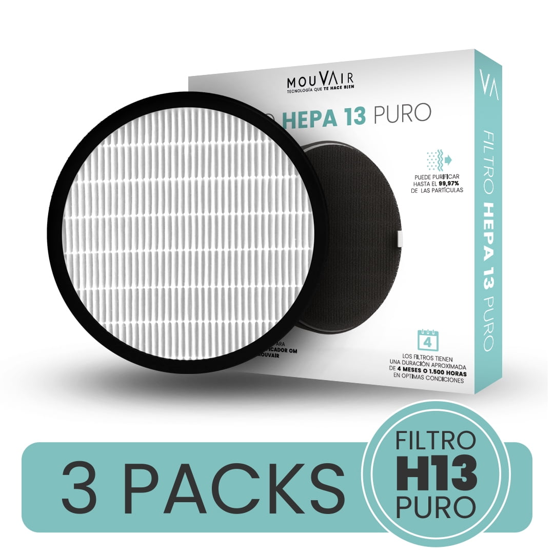 Mouvair - Pack Filtros De Reemplazo Om - Hepa H13