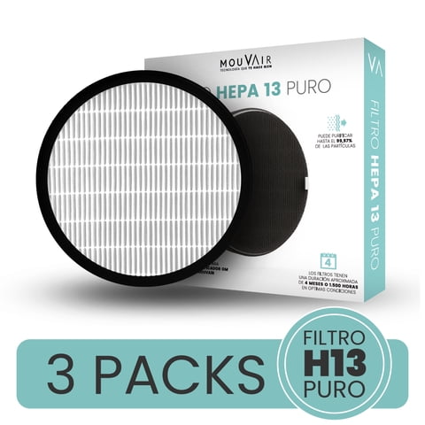Mouvair - Pack Filtros De Reemplazo Om - Hepa H13