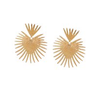 Magideal - Elegantes Pendientes De Gota, Pendientes Hippie, Lujosos Pendientes Llamativos, Delicados Pendientes Colgantes De Metal Para Fiesta De Aniversario De Dorado