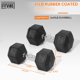 thumbnail image 2 of Set de 2 Mancuernas Hexagonales Fitvids con Recubrimiento de Goma de 20 kg, 2 of 7