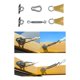 thumbnail image 4 of X3 Kit Anclaje Toldo Vela Tensores Tarugo Sujetadores Rombo Color Plateado Kit De Anclaje, 4 of 8