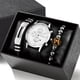 thumbnail image 1 of 3pcs/set Men's Casual Analog Watch And Classic Bracelets Set (1 Watch+2 Bracelets), 1 of 5