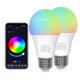 thumbnail image 1 of Bombilla inteligente ORALUCE 9W Bluetooth RGB regulable (2 unidades) 110 V, 1 of 9