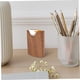 thumbnail image 4 of Estuche para tarjetas de presentación de escritorio, tarjetero de madera, esencial para viajes, madera maciza., 4 of 7