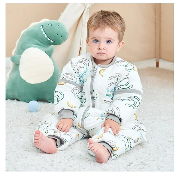 Saquito De Dormir Bebe Con Pie Tog Pijama Saco Dormir gris S